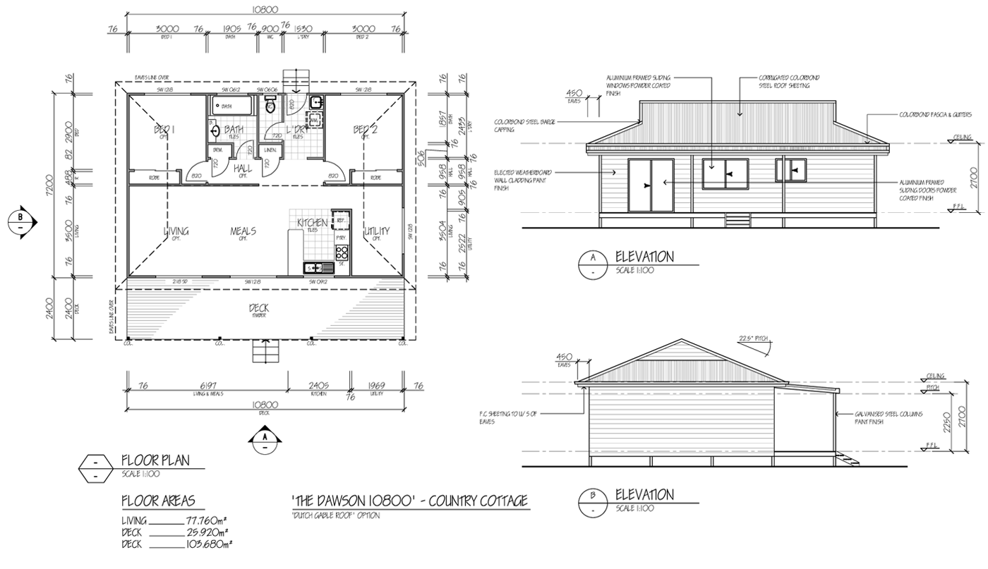 The Dawson Modular Steel Kit Homes